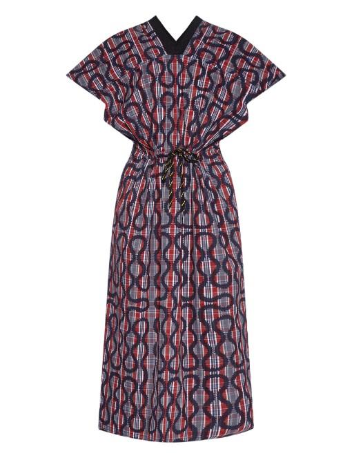 Vivienne Westwood Anglomania Spye V-neck Printed Cotton-blend Dress