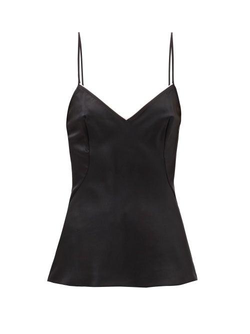 Ladies Lingerie Agent Provocateur - Classic Silk-satin Camisole - Womens - Black