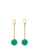 Matchesfashion.com Irene Neuwirth - Lollipop Diamond, Chrysoprase & 18kt Gold Earrings - Womens - Green Gold