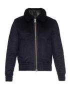 Ami Shearling-collar Wool-blend Jacket