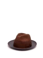 Matchesfashion.com Borsalino - Quito Woven Straw Panama Hat - Mens - Blue Multi