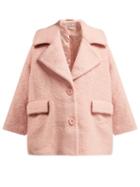 Matchesfashion.com Ganni - Fenn Wool Blend Boucl Jacket - Womens - Pink