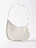 The Row - Half Moon Small Leather Shoulder Bag - Womens - Ivory
