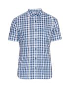 Burberry Brit Short-sleeved Checked Cotton Shirt