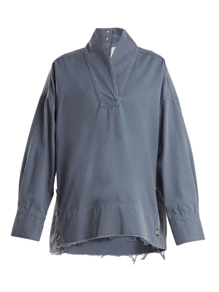 Rachel Comey Pitch Oversized Denim Top