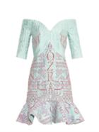 Mary Katrantzou De Bau Jacquard And Glitter Dress