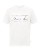 Martine Rose - Logo-print Cotton-jersey T-shirt - Mens - White