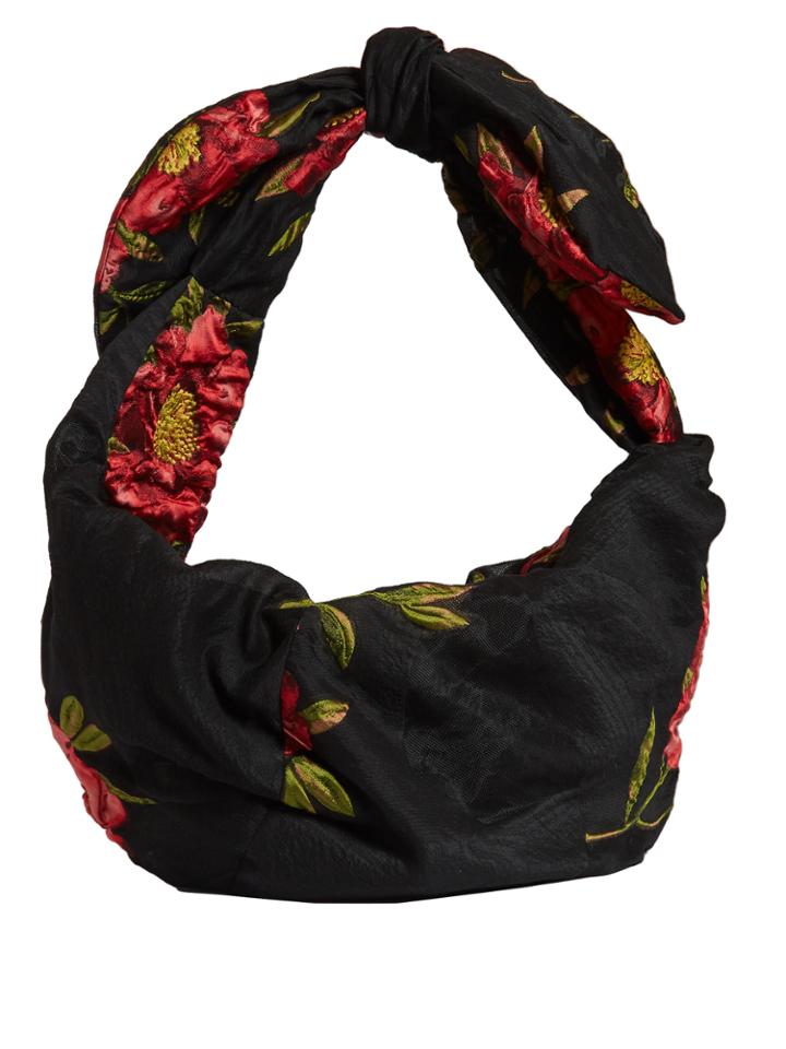 Simone Rocha Knotted Floral-cloqu Clutch