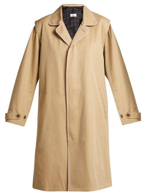 Matchesfashion.com Chimala - Single Breasted Cotton Twill Trench Coat - Womens - Camel