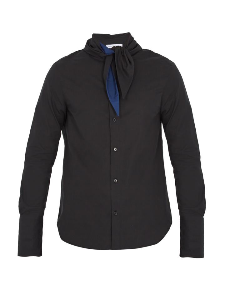 J.w.anderson Tie-neck Cotton Shirt