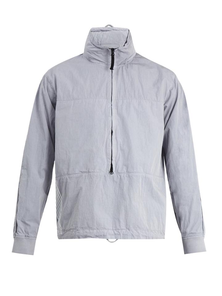 Stone Island Marina Striped-panel Cotton-blend Jacket