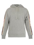 Gucci Logo-jacquard Hooded Cotton Sweatshirt