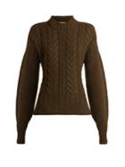 Cecilie Bahnsen Sol Open-back Wool-blend Sweater