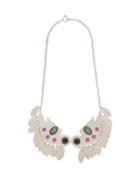Matchesfashion.com Isabel Marant - Embellished Bird Pendant Necklace - Womens - Silver