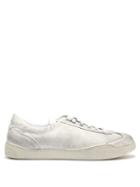 Matchesfashion.com Acne Studios - Lars Distressed Suede Low Top Trainers - Mens - White