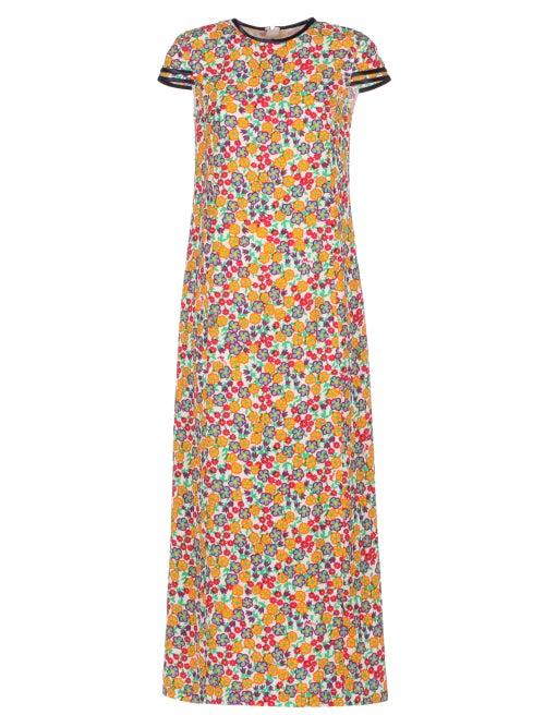 Matchesfashion.com Marni - Pop Garden Lily Floral-print Poplin Maxi Dress - Womens - White Print