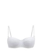Matchesfashion.com Dolce & Gabbana - Underwired Balconette Bikini Top - Womens - White