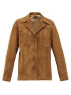 Matchesfashion.com Nili Lotan - Dominic Suede Jacket - Womens - Brown