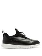 Valentino Low-top Leather And Neoprene Trainers