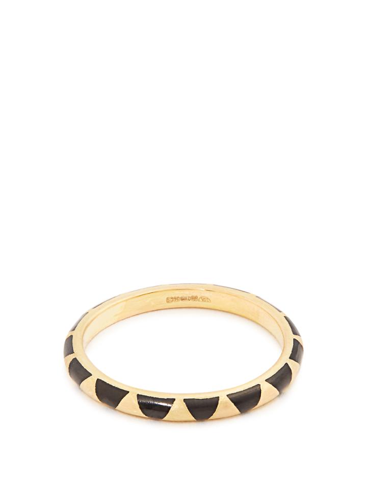 Marc Alary Enamel & Yellow-gold Ring