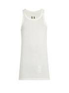 Matchesfashion.com Rick Owens Drkshdw - Racerback Ribbed Cotton Tank Top - Mens - White