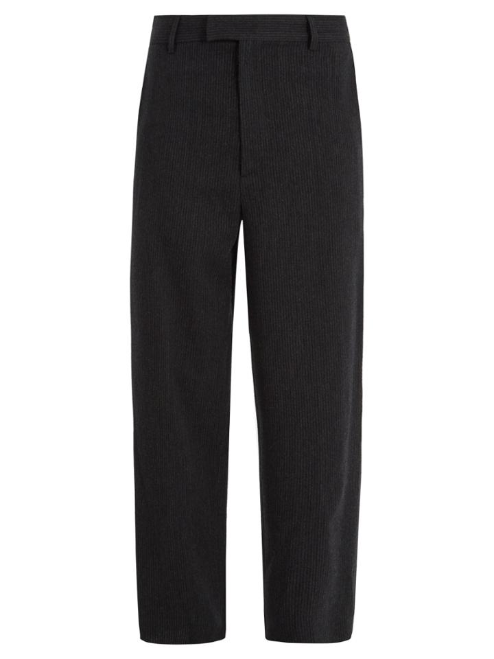 Raey Straight-leg Wool-blend Trousers