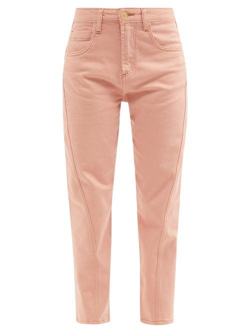 Ladies Rtw Ssone - Yarrow High-rise Organic-cotton Jeans - Womens - Pink