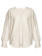 Matchesfashion.com Chlo - Diamond Lace Trimmed Cotton Top - Womens - White
