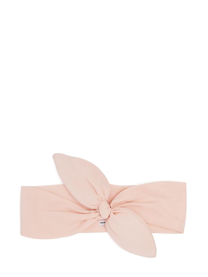 House Of Lafayette Bow-embellished Silk Headband