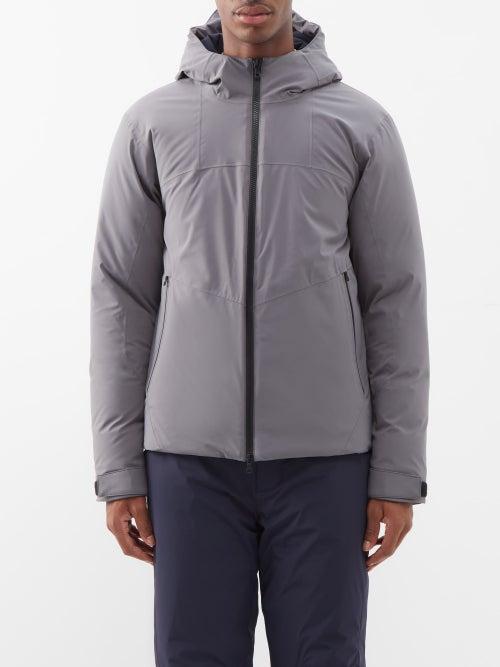 Orlebar Brown - Talev Hooded Down Jacket - Mens - Grey
