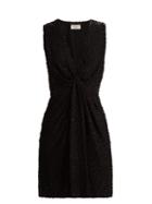 Matchesfashion.com Saint Laurent - Polka Dot Fil Coup Dress - Womens - Black