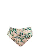 Agua By Agua Bendita - Jengibre Recycled-fibre High-rise Bikini Briefs - Womens - Pink Print