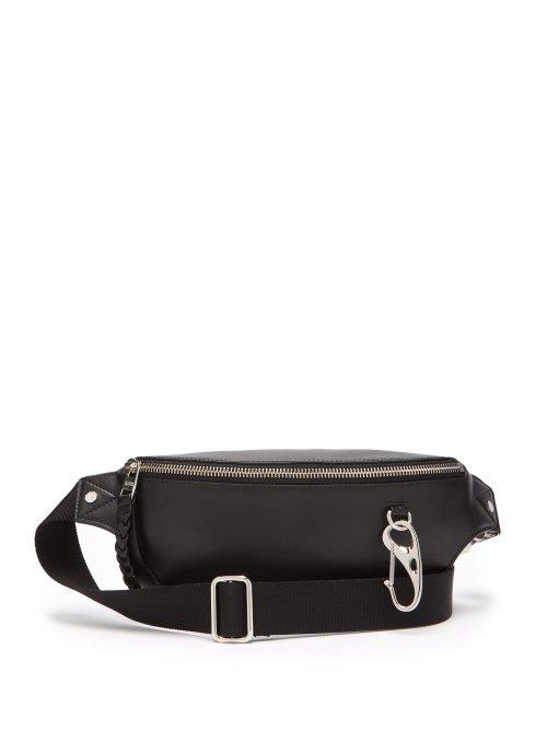 Matchesfashion.com Alexander Mcqueen - Leather Belt Bag - Mens - Black