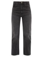 Matchesfashion.com B Sides - Plein Straight-leg Jeans - Womens - Black
