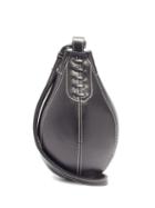 Matchesfashion.com Jw Anderson - Punch Small Leather Cross-body Bag - Womens - Black