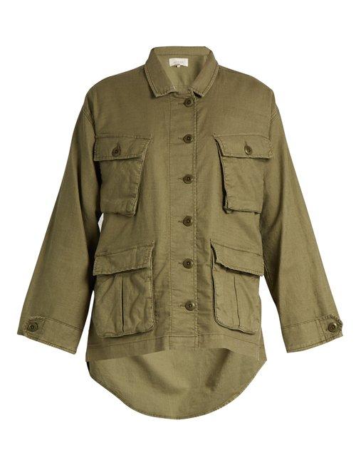 Matchesfashion.com The Great - The Commander Lightweight Woven Jacket - Womens - Khaki