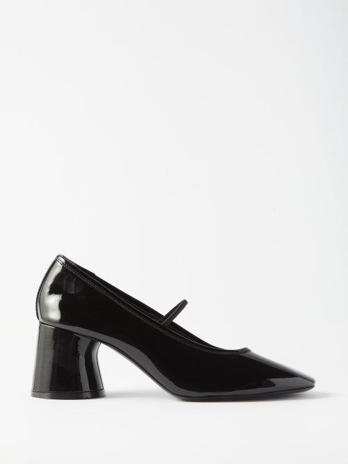 Khaite - Lorimer 70 Patent-leather Mary Jane Pumps - Womens - Black