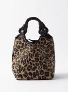 Staud - Cte Leopard Beaded Bag - Womens - Leopard