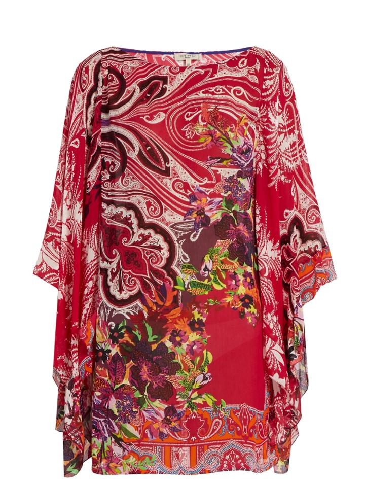 Etro Paisley And Floral-print Crepon Kaftan