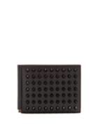 Matchesfashion.com Christian Louboutin - Clipsos Stud Embellished Leather Wallet - Mens - Black