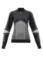 Matchesfashion.com Adidas By Stella Mccartney - Contrast Panel Performance Jacket - Womens - Black Multi