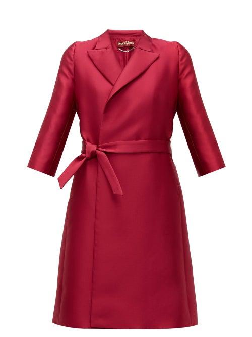 Matchesfashion.com Max Mara Studio - Pompei Opera Coat - Womens - Pink