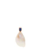 Matchesfashion.com Dezso - Sapphire, Baroque Pearl & 18kt Rose Gold Charm - Womens - Pearl
