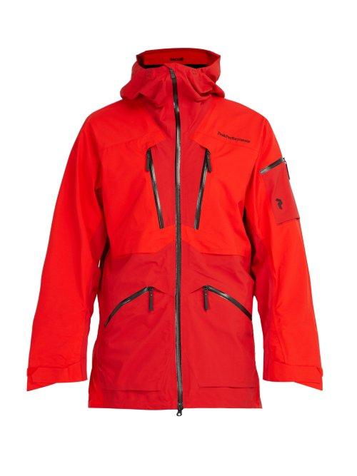 Matchesfashion.com Peak Performance - Vertical Goretex&reg; Ski Jacket - Mens - Red