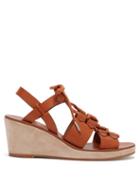 Matchesfashion.com A.p.c. - Jenny Slingback Wedge Sandals - Womens - Tan