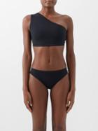 Bottega Veneta - One-shoulder Bikini - Womens - Black