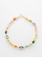 Joolz By Martha Calvo - Elton Bead & 14kt Gold-plated Necklace - Womens - Gold Multi