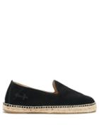 Mens Shoes Maneb - Hamptons Suede Espadrilles - Mens - Black