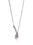 Alexander Mcqueen - Skull And Snake Pendant Necklace - Mens - Silver