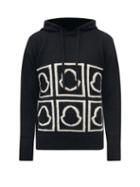 Moncler - Logo-jacquard Wool-blend Sweater - Mens - Black